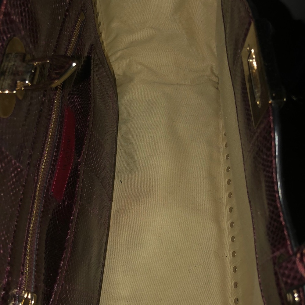 Valentino Garavini Python Rockstud Handbag - image 5